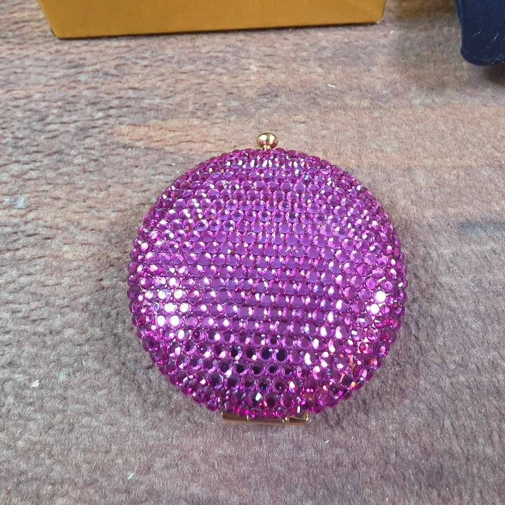 Estee Lauder Powder Compact Womens OS Multicolor Good Floral Crystal Garden